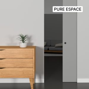 Système pour porte à galandage invisible